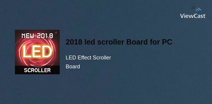 2018 led scroller Board for PC screenshot