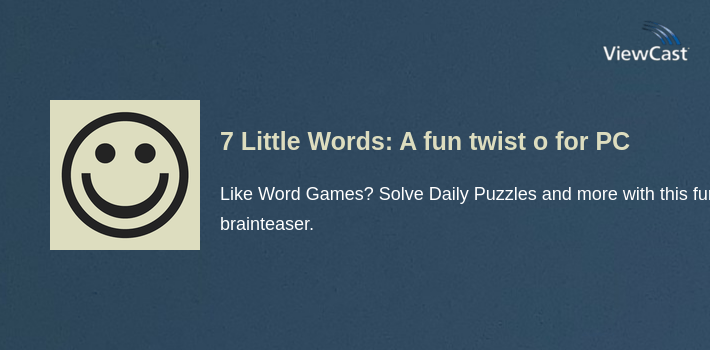 7 Little Words: A fun twist on crossword puzzles for PC screenshot