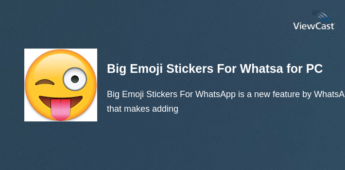 Big Emoji Stickers For Whatsapp for PC screenshot