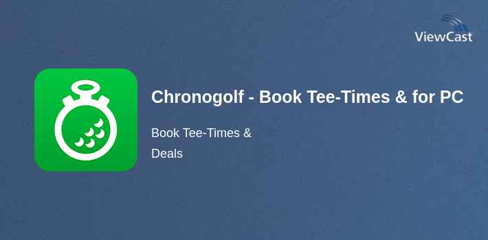 Chronogolf - Book Tee-Times & Deals for PC screenshot