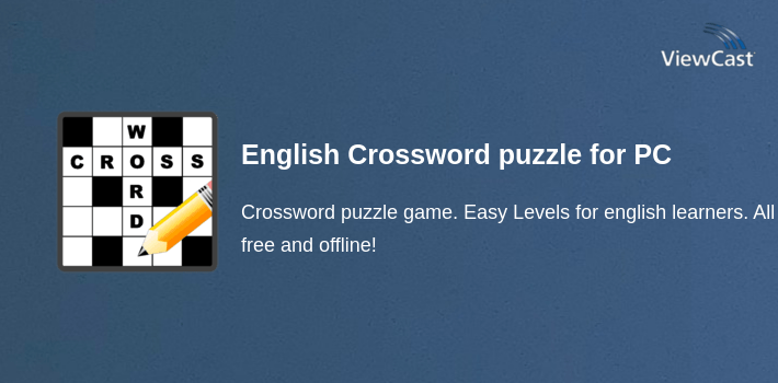 English Crossword puzzle for PC screenshot