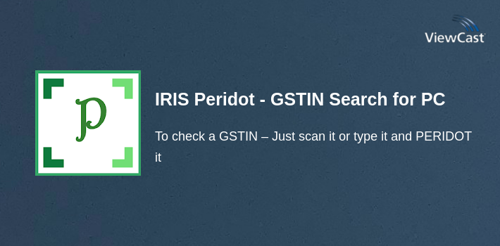 IRIS Peridot - GSTIN Search for PC screenshot
