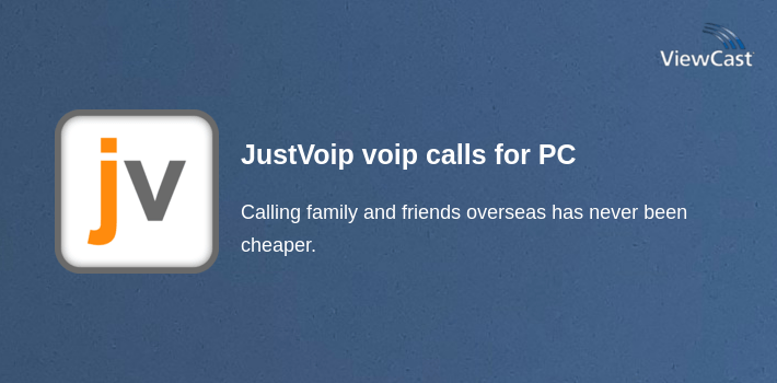 JustVoip voip calls for PC screenshot