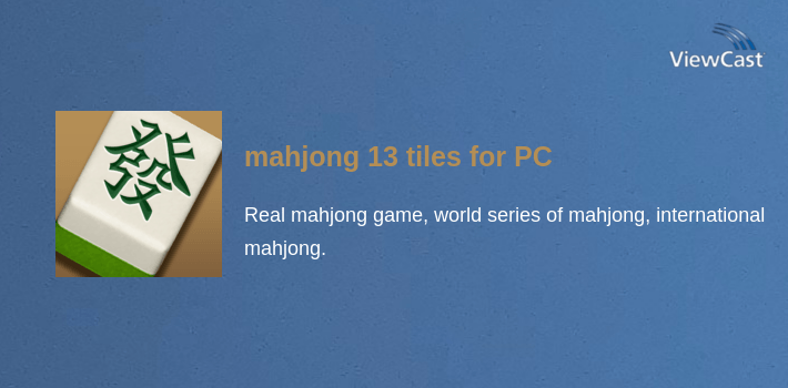 mahjong 13 tiles for PC screenshot