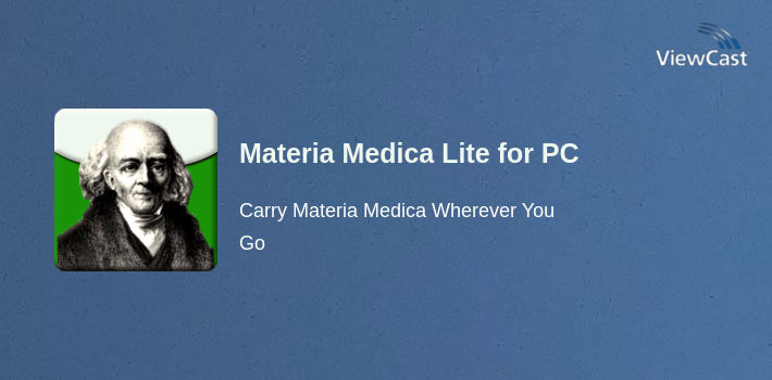Materia Medica Lite for PC screenshot