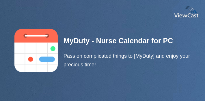 MyDuty - Nurse Calendar for PC screenshot