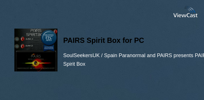 PAIRS Spirit Box for PC screenshot