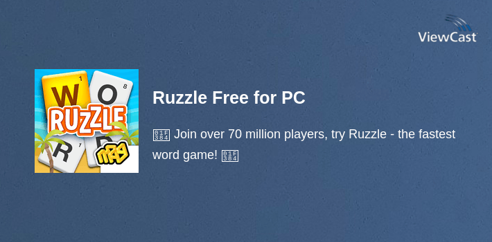 Ruzzle Free for PC screenshot