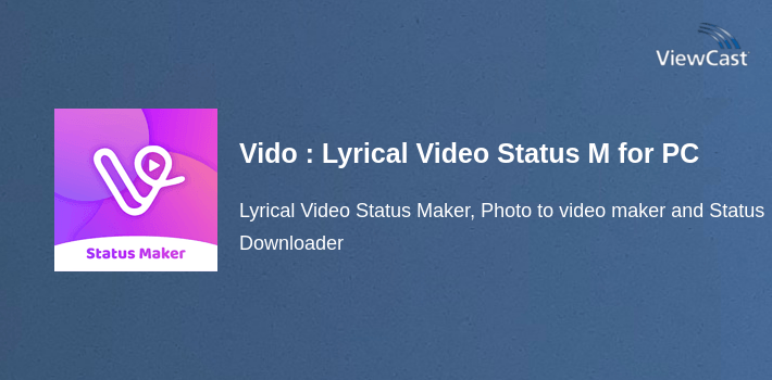 Vido : Lyrical Video Status Maker for PC screenshot