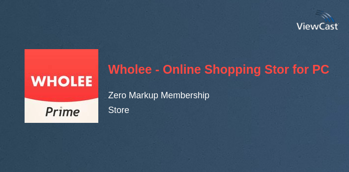 Wholee - Online Shopping Store for PC screenshot