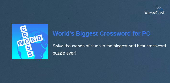 World's Biggest Crossword for PC screenshot