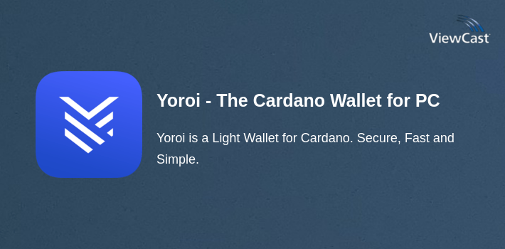 Yoroi - The Cardano Wallet for PC screenshot