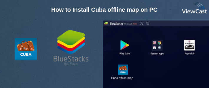 How to Install Cuba offline map on PC