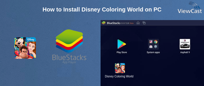 How to Install Disney Coloring World on PC