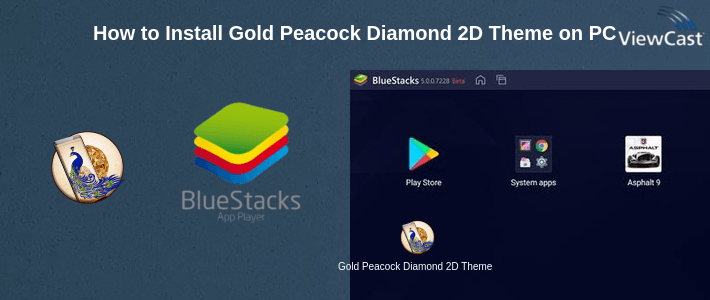 How to Install Gold Peacock Diamond 2D Theme on PC