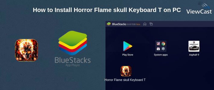 How to Install Horror Flame skull Keyboard Theme on PC