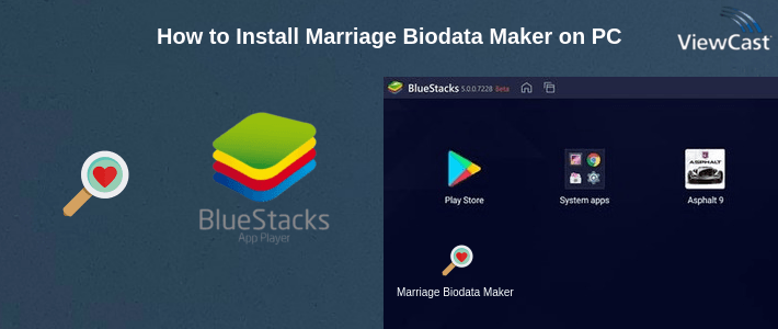 How to Install Marriage Biodata Maker on PC