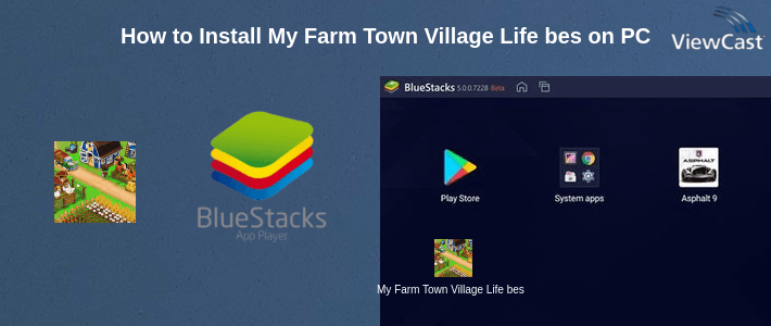 How to Install My Farm Town Village Life best Farm Offline Game on PC