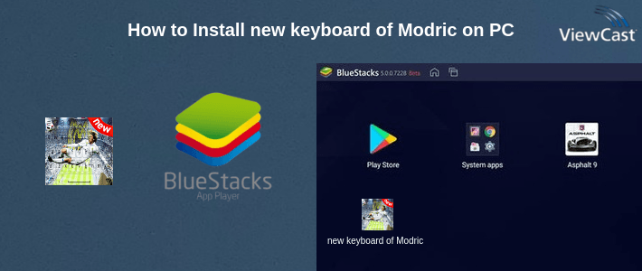 How to Install new keyboard of Modric on PC