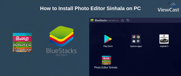 How to Install Photo Editor Sinhala on PC