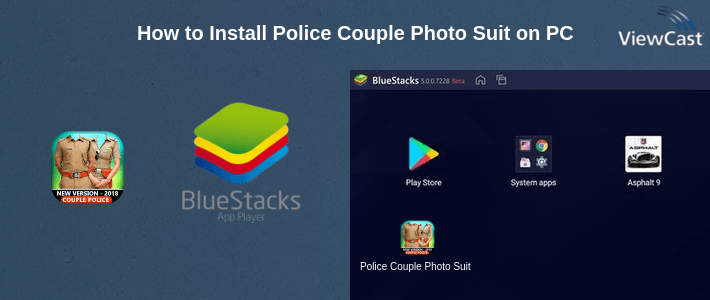 How to Install Police Couple Photo Suit on PC