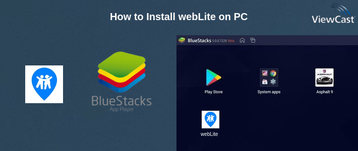 How to Install webLite on PC
