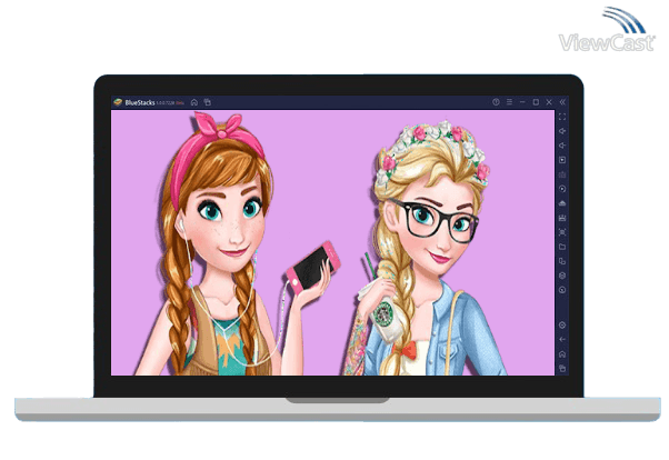 Run ❄ Modern Sisters Princess Makeup Dress up Game ❤ on PC