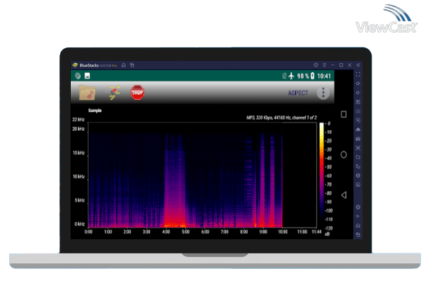 Run Aspect - Audio Files Spectrogram Analyzer on PC
