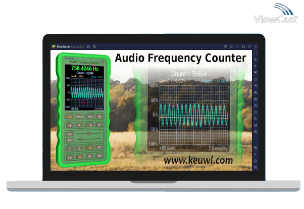 Run Audio Frequency Counter on PC