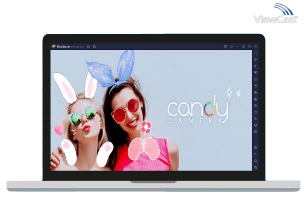 Run Candy Camera - selfie, beauty camera, photo editor on PC