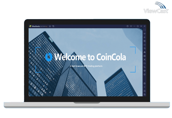 Run CoinCola - Buy Bitcoin & more on PC