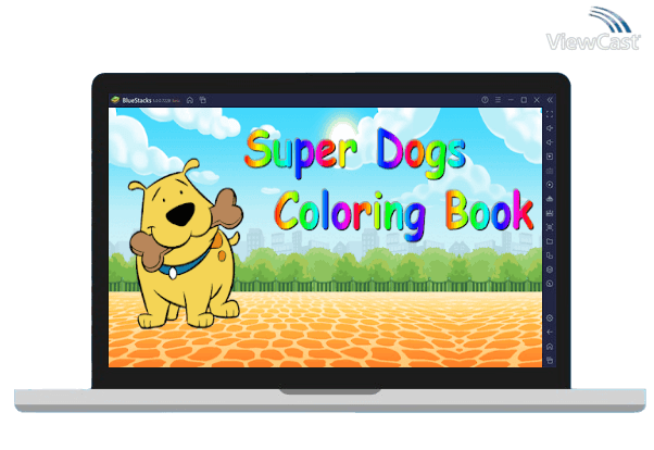 Run Coloring Book Super Dogs on PC
