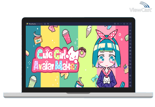 Run Cute Girl Avatar Maker - Cute Avatar Creator Game on PC