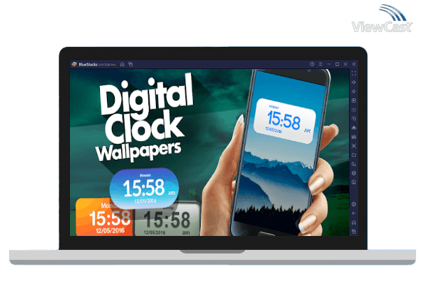 Run Digital Clock Wallpaper on PC