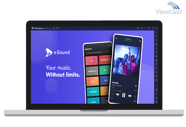 Run eSound: Free Music Player for MP3 music streaming on PC
