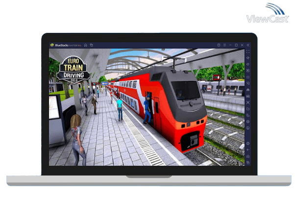 Run Euro Train Driving Games 2019 on PC