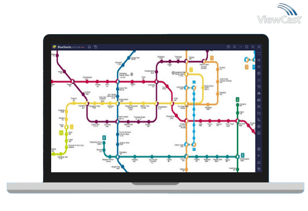Run Guangzhou metro map on PC