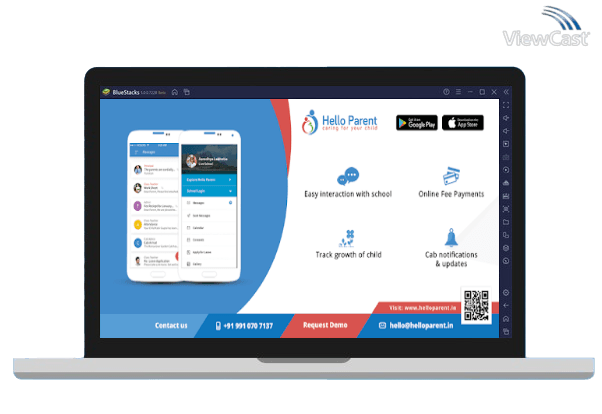 Run Hello Parent - School App, Messaging,Fees,Tracking on PC