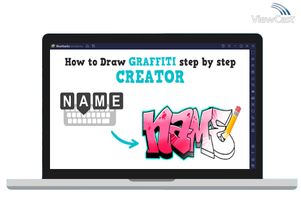 Run How to Draw Graffiti - Name Creator on PC