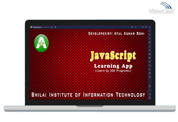 Run JavaScript Training App (Offline)with 350 Programs on PC