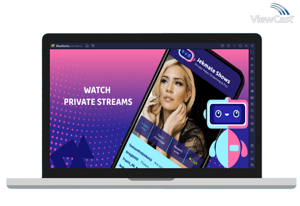 Run Jekmate Shows - Private Video Streaming & Pics on PC