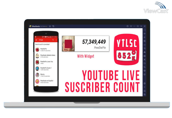 Run Live Subscriber Count + Widget for Youtube - YTLSC on PC
