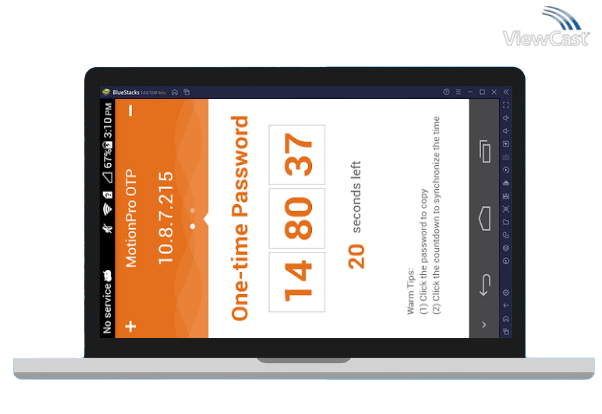 Run MotionProOTP on PC Run MotionProOTP on PC
