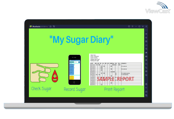 Run My Sugar Diary : Diabetes App on PC