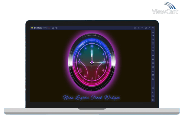 Run Neon Lights Clock Widget on PC