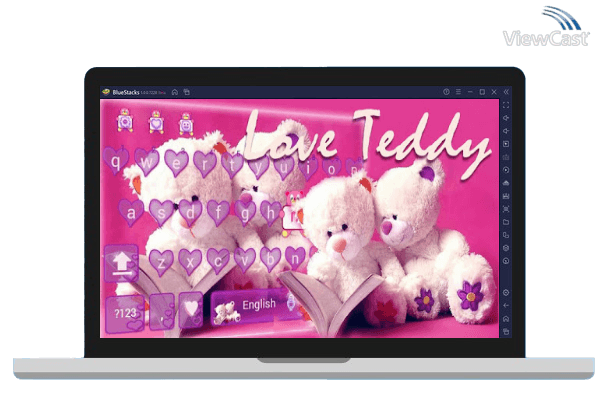 Run Pink Teddy Keyboard Theme on PC Run Pink Teddy Keyboard Theme on PC