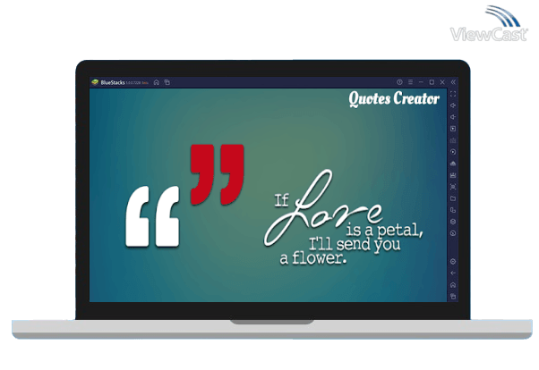 Run Quotes Creator : beautiful quotes maker on PC