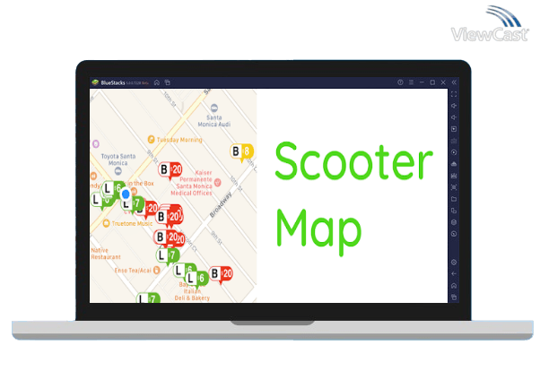 Run Scooter Map - Charge Bird, Lime and Skip Scooters on PC
