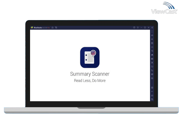 Run Summary Scanner on PC