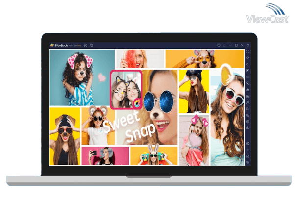 Run Sweet Snap - live filter, Selfie photo edit on PC